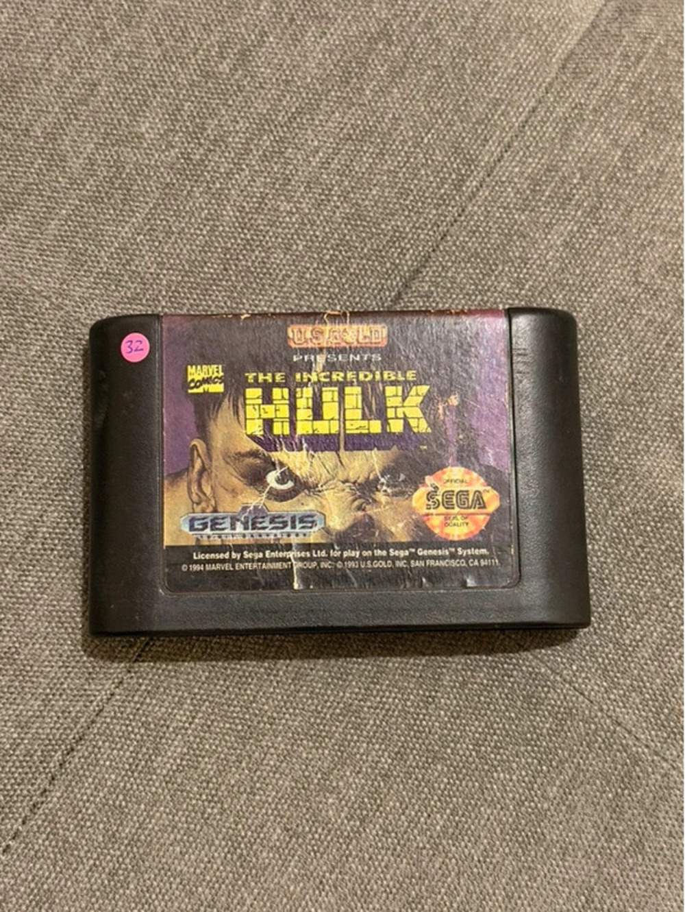 The Incredible Hulk for Sega w